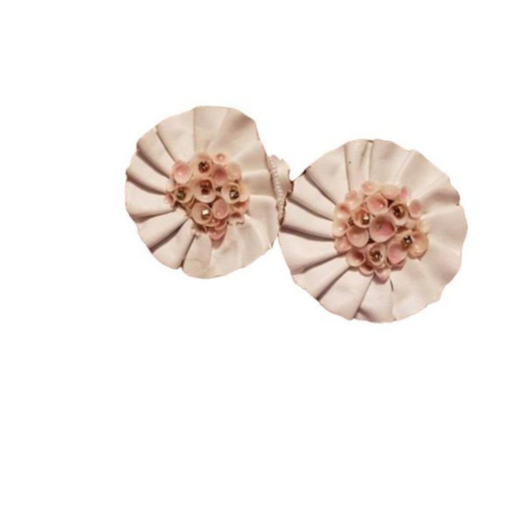 Vintage OOAK Artisan Handmade Clip-On Earrings